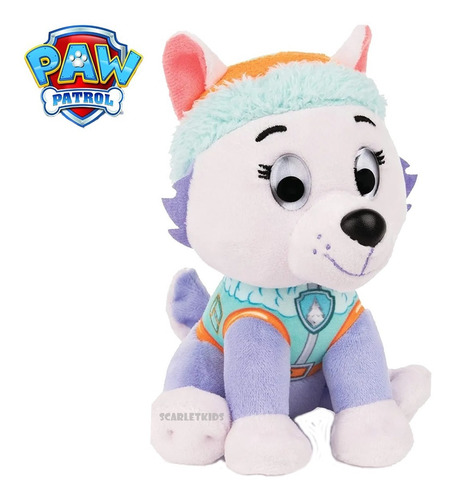 Imagen 2 de 6 de Peluche Paw Patrol Everest Patrulla Canina Original