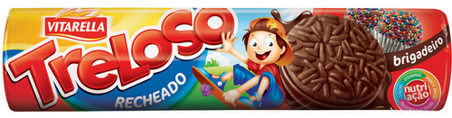 Biscoito Treloso 120g Kit Com 10 Pacotes