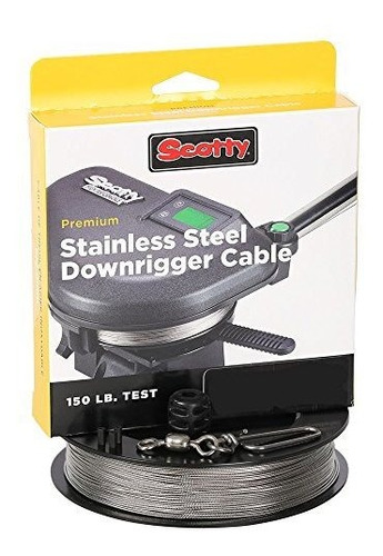 Scotty # 1002k Premium De Acero Inoxidable Downrigger Cable 