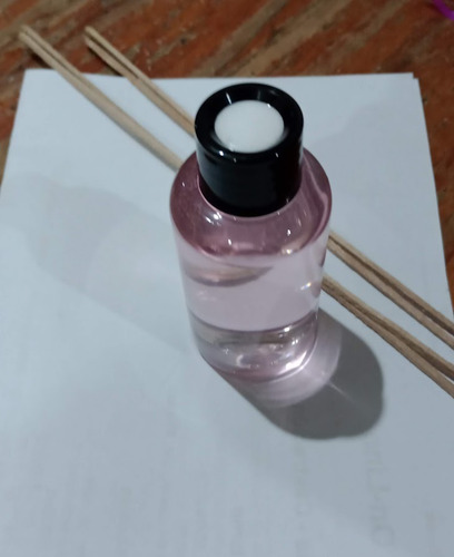 Envase Frasco Pet Cristal Difusor X 15 + Varillas + Esencia