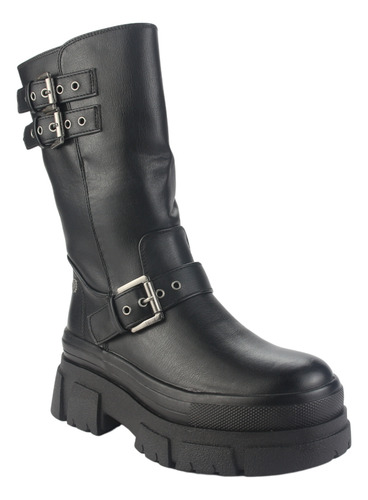 Botin Chalada Mujer Fley-1 Negro Casual