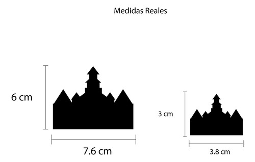 Vinil Decorativo Planilla Castillo 50 Pz Pegatinas Infantil