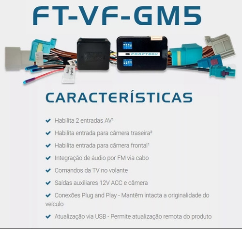 Interface De Desbloqueio Ft-vf-gm5 Ônix Plus 2020 Mylink 3