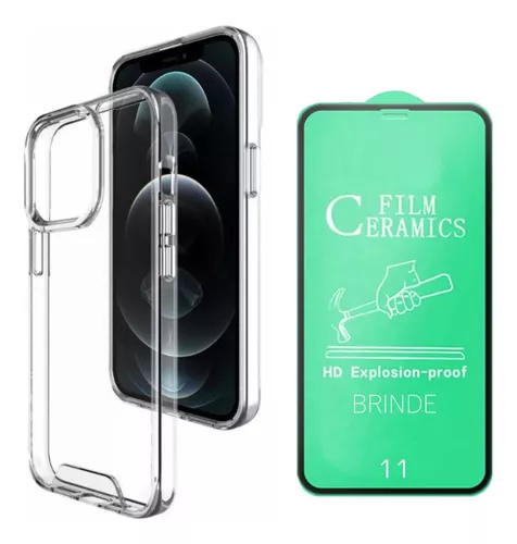 Capinha Space Clear P/ iPhone 12 Normal / 12 Pro / 12 Pro Max