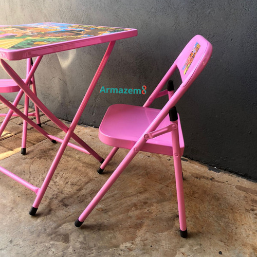 Mesinha Infantil Didática Criança 2 Cadeiras