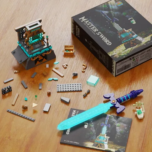 Botw The Master Sword Juego De Bloques De Construcción Con Y