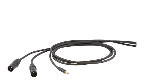 Cable Proel Pro Dhs595lu5 De 3.5mm (plug) A 2 Xlr Macho 5m