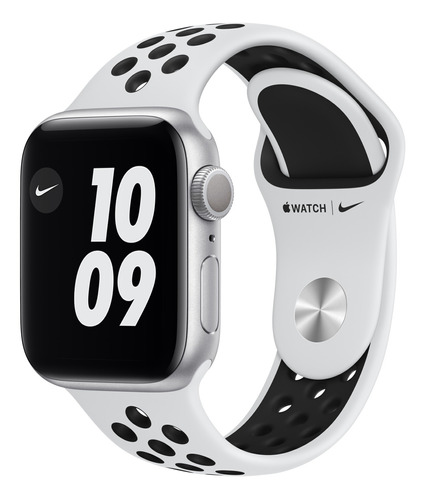 Apple Watch Nike (GPS) Series 6 40mm caixa 40mm de  alumínio pulseira  cinza/preta A2291