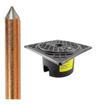 Comprar  Kit Puesta Tierra, Jabalina Tierra 1\u002F2 X1,5m +caja+ T Cable