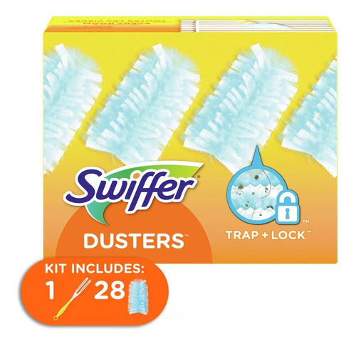 Recambio Swiffer Duster + 1 Mango (28 Pzas.)