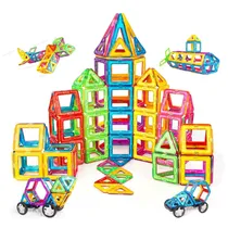 Comprar Blocos De Construção Magnéticos Brinquedo Educativo Magnético De Montar 110 Peças