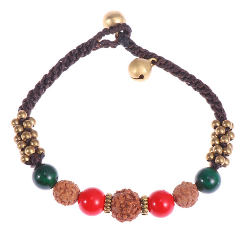 Pulsera Tejida Ajustable De Nepal Hecha A Mano, Estilo Nacio