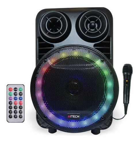 Parlante Aitech 8 Pulgadas Stage Ai803l C/mic Y Control 800w