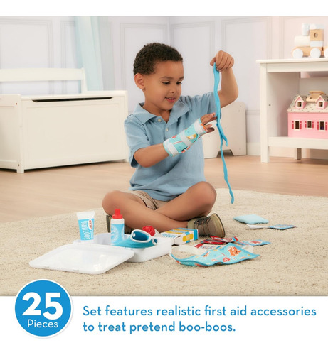 Melissa & Doug Kit Get Well Primeros Auxilios Con 25 Piezas