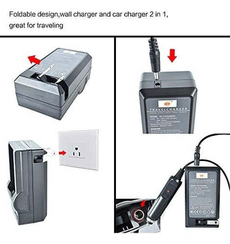 Np 40bateria Dc73 de Viaje Cargador Adaptador Para Ex