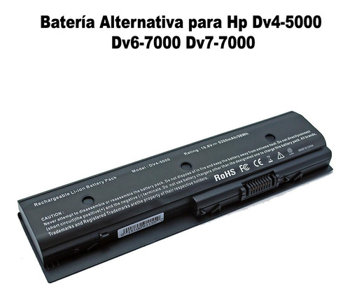 Batería Alternativa Para Hp Dv4-5000 Dv6-7000 Dv7-7000