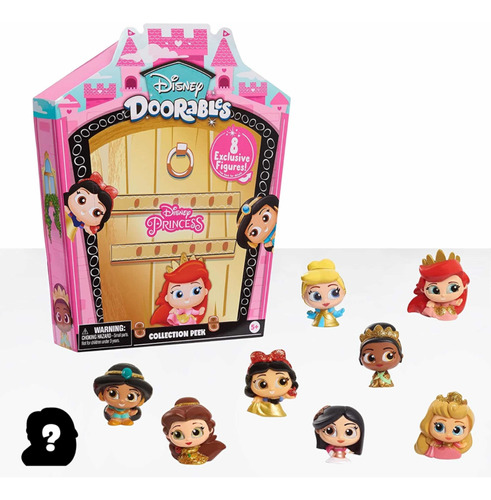 Disney Doorables Princesas Colección 8 Mini Figuras