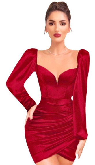 Vestido Satinado Rojo Larga — Sarah Fleur | sptc.edu.bd