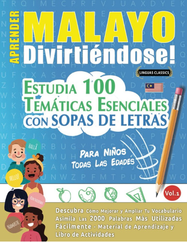 Libro: Aprender Malayo Divirtiéndose! - Para Niños: Todas La