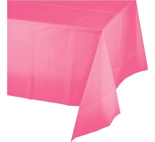 Manteles De Plástico Rosa Caramelo Creative Converting, 3 Un