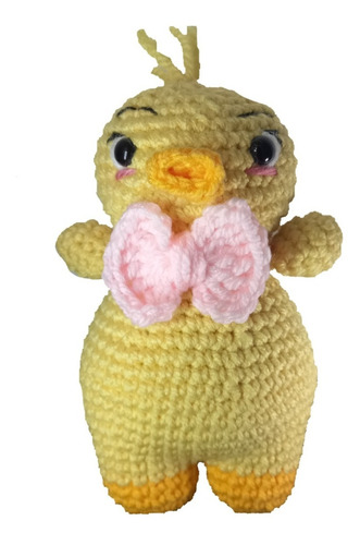 Patito Tejido A Mano Amigurumi