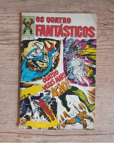 Os Quatro Fantásticos N° 1 Editora Rge 1979 R2