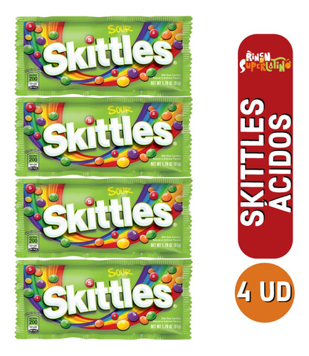 Caramelos Skittles Sour - Ácidos