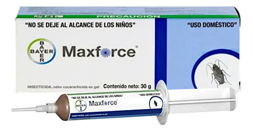 Insecticida Mata Cucarachas Maxforce Prime Gel 30g Jeringa