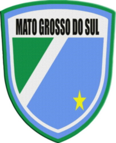 Parche Termoadhesivo Escudo Brasil Mato Grosso Do Sul