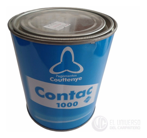Imagen 3 de 3 de Pega De Contacto Amarilla Contac 1000 1/4 De Galón