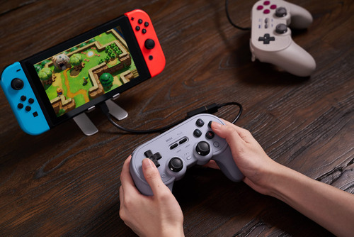 Controlador Con Cable 8bitdo Pro 2 Para Switch, Windows Y Má