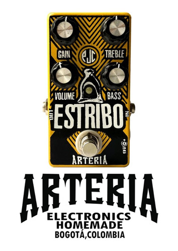 Arteria Electronics Estribo Overdrive, Pedal Guitarra/bajo