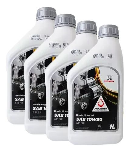 comprar Kit 4 Óleo Motor Honda 10w30 Mineral Fit Crv City Accord