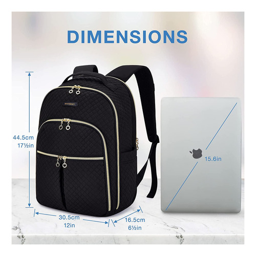 Laptop Backpack, Bagsmart Lightweight Travel Backpack For Wo