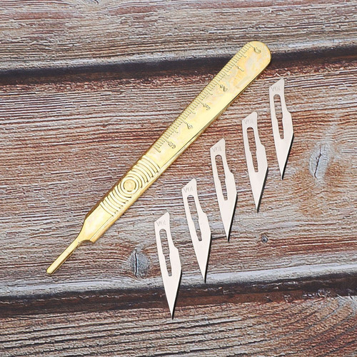 Hojas De Cuchillo Para Grabado De Joyas, Mango, Bisturí Quir