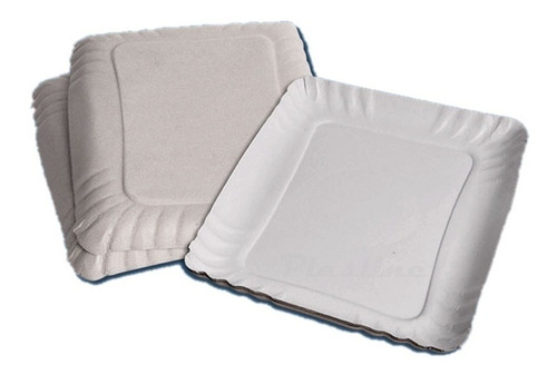 Bandeja Descartable Carton N° 4 Gris Alimento Pack X 100u. 