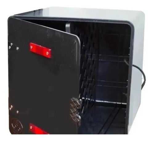 Imagen 3 de 4 de Caja Pizzera C/traba ''reforzada'' (negro) V.c. 586