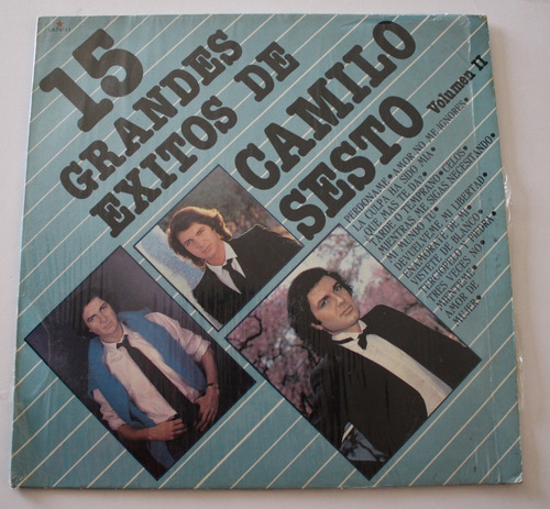 Disco Vinilo Acetato Los Grandes 15 Exitos Camilo Sesto 2