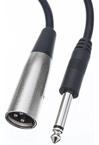 Cable De Audio Xlr Macho De 3 Pines A Macho Mono De 1/4 , Ca