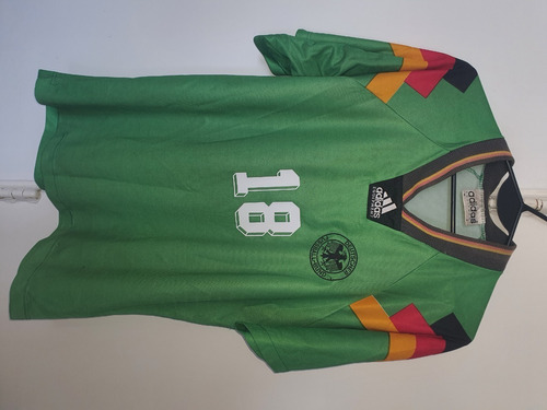 Camiseta Seleccion Alemania Verde 1993 adidas Klinsmann