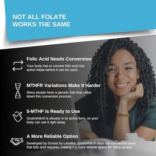 Intelligent Labs 5-mthf Metilfolato 5mg 60 Cápsulas