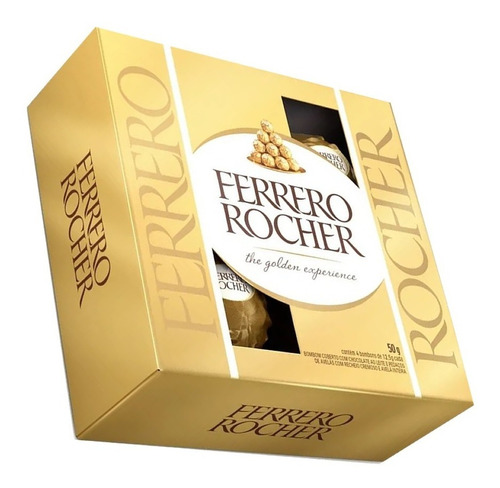 Ferrero Rocher Bombones Chocolate X4 Unidades - Delipop 