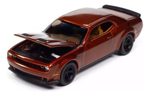 Dodge Challenger Srt 2021 1:64 Auto World Color Cobre Cobre