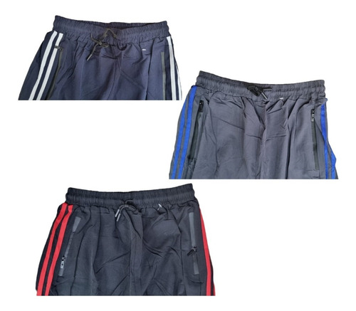 Pack 3 Pantalones Buzo Hombre Linea Secado Rápido Deportivo