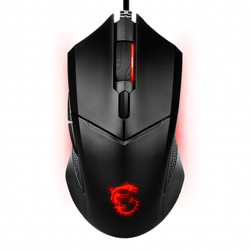 Mouse Gamer Msi Clutch Optico Paw3519 6 Bts Peso Ajustable