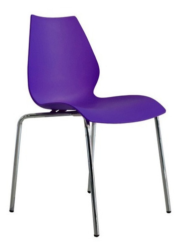 Silla Espera Apilable Cromada Fija W-605 Varios Colores ¡¡¡