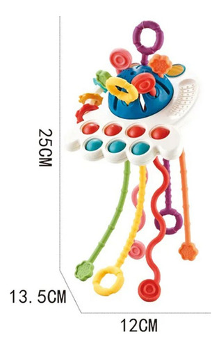 Brinquedo Montessori Sensorial Cordão Mão Morder Atividades