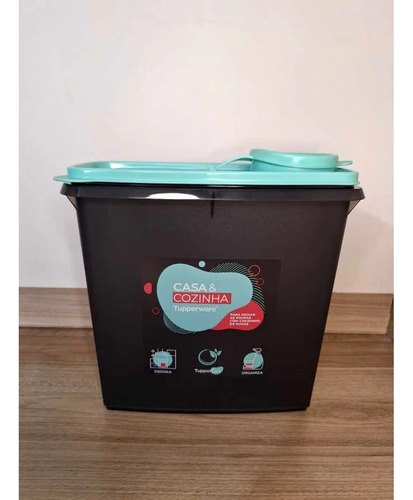 Tupperware Porta Sabão Em Pó + Amaciante + Lixinho Casa.