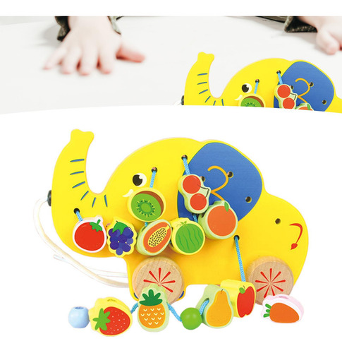 Brinquedos De Enfiar, Brinquedos Educativos De Elefante