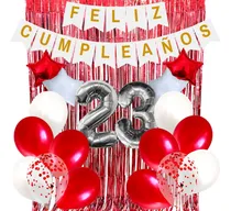 Comprar Combo Globos Cumpleaños Perlados Cristal Confeti River